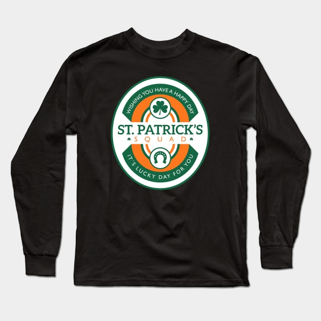 St Patricks day squad - Its a lucky day for you Long Sleeve T-Shirt by Sachpica